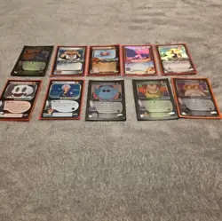 Dragon Ball Z TCG Card Lot 10 Holo Foil Score 2000 2002 Vegeta Trunks Mastery - Image 1