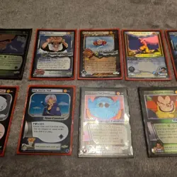 Dragon Ball Z TCG Card Lot 10 Holo Foil Score 2000 2002 Vegeta Trunks Mastery - Image 4