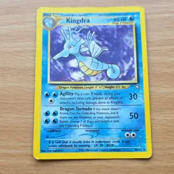 Pokemon TCG Kingdra Holo Rare Neo Genesis 8/111 Unlimited Stage 2 English 2000 - Image 1