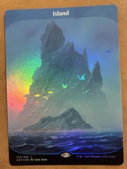 1 x Island (213) - Foil - Unstable - Light Play - MTG - Image 1