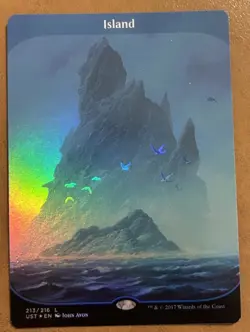 1 x Island (213) - Foil - Unstable - Light Play - MTG - Image 2