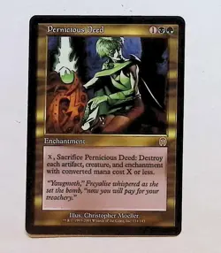 MTG - Magic the Gathering - Pernicious Deed - Apocalypse - NP/NM! - Image 1