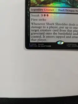 2026 MTG TMNT SHARK SHREDDER KILLER CLONE #0320 PROMO FOIL RARE NM - Image 2