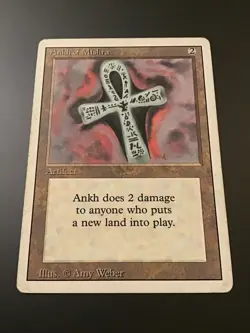 MTG Revised (3rd Edition) Ankh of Mishra MP - Image 1