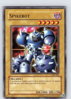 Yu-Gi-Oh TCG Spikebot Pharaoh's Servant PSV-081 Unlimited Common Card Played LP - Image 1
