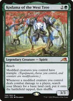 MTG Kodama of the West Tree (199/606) Kamigawa Neon Dynasty nm pack fresh - Image 1