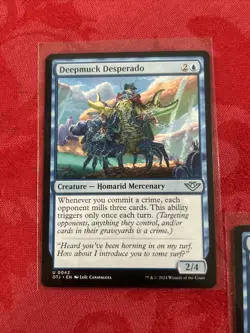 2x MTG - Deepmuck Desperado - Outlaws of Thunder Junction NM Magic x2 - Image 2