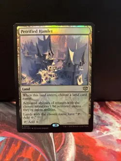 Petrified Hamlet - Foil | Secrets of Strixhaven | NM | MTG - Image 1