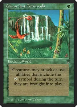 Concordant Crossroads Legends MP MTG - Image 1