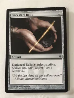 Darksteel Relic X1 New Phyrexia NM Condition See Pics Front/back - Image 1