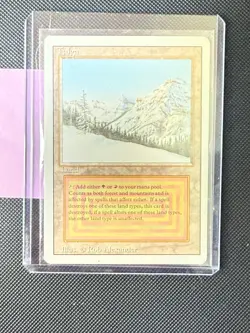 MTG Taiga Revised Dual Land LP Magic The Gathering Reserved List Vintage Forest - Image 1