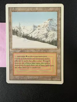 MTG Taiga Revised Dual Land LP Magic The Gathering Reserved List Vintage Forest - Image 2