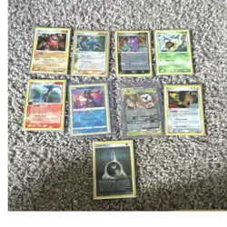 Pokemon TCG 9 Card Lot Blaziken, Armaldo, Rowlet, Turtwig, Darkrai Energy Cards - Image 1