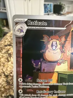 Raticate 99/88 Illustration Rare Pokemon Perfect Order ME03 NM - Image 2