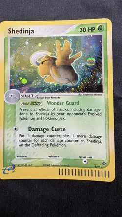 Shedinja Holo Pokemon EX Dragon #11 2003 - Image 1
