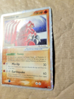 2006 Mid-Era Pokemon Groudon ex Cosmos Holo Black Star Promo (38) MP - Image 5