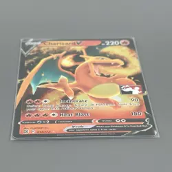 017/172 Charizard V Prize Pack Series 2 Stamped Play Pokemon TCG Holo Card NM - Image 2