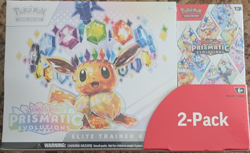 Pokemon Prismatic Evolutions Elite Trainer Box & Booster Bundle 2-Pack Eevee - Image 1