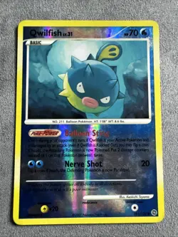 Pokemon TCG - Qwilfish 101/132 (Secret Wonders, 2007) Reverse Holo, - Image 1