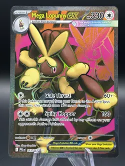 Mega Lopunny ex 115/094 Full Art Phantasmal Flames Pokemon TCG - Image 1