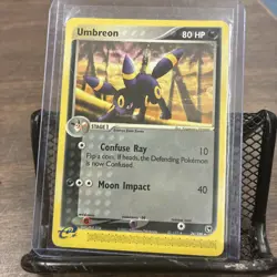 Pokemon TCG Umbreon 24/100 EX Sandstorm Regular Rare 80 HP English - Image 1