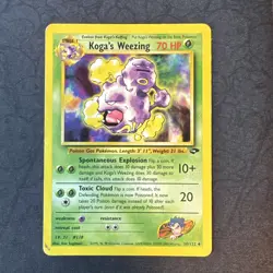 Koga's Weezing 50/132 Gym Challenge Regular Pokemon - Image 1