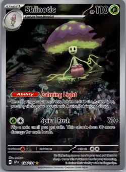 Shiinotic 194/191 SV08: Surging Sparks Pokemon TCG Illustration Rare NM - Image 1