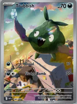 Trubbish 140/086 SV: White Flare Pokemon TCG Illustration Rare NM - Image 1