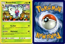 Butterfree 3/149 SM Base Set Pokemon TCG Rare NM - Image 3