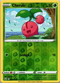 Cherubi 007/163 Battle Styles Pokemon TCG Common NM - Image 1