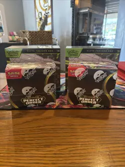 Pokemon Perfect Order Collection - (2) Booster Box (2) ETBs (no Rips) - Image 1