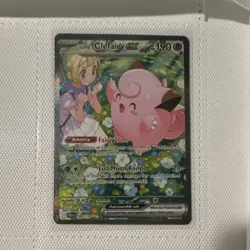 Pokemon TCG Lillie's Clefairy EX Sv09 184/159 190 HP Holo - Image 1
