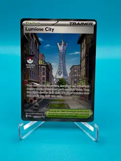 Lumiose City 111/88 Trainer Stadium holo full art Perfect Order ME Pokemon 2026 - Image 1