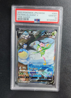 Hisuian Lilligant V 069/067 S10d: Time Gazer Pokemon Japanese PSA 10 - Image 3