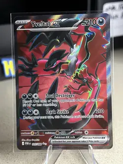Yveltal ex 105/088 Ultra Rare Perfect Order Pokemon Near Mint - Image 1