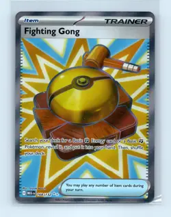 Pokemon tcg ME01: Mega Evolution Fighting Gong Near Mint or Better - Image 1