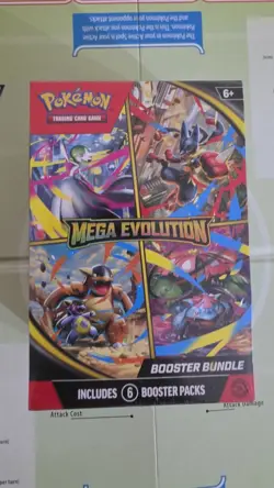 Pokemon Mega Evolution Booster Bundle Box English TCG 2025 - Image 1