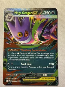 The Pokemon Company Mega Gengar ex 056/094 Phantasmal Flames Double Rare Holo E… - Image 1