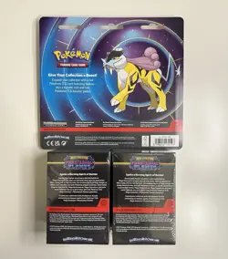 SEALED Pokemon TCG Mega Evolution—Phantasmal Flames Booster Boxes Raikou Promo - Image 2