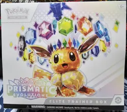 Pokemon TCG Prismatic Evolutions Elite Trainer Box Booster Promo Eevee - Image 1