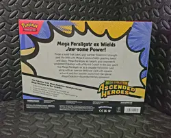 Pokemon TCG Mega Evolution Ascended Heroes Mega Feraligatr ex Box - Image 2