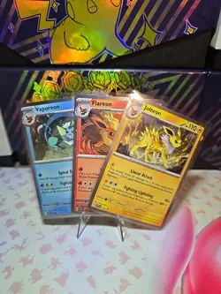 Flareon Vaporeon Jolteon Black Star Promos Prismatic Pokemon TCG 167 168 169 SVP - Image 1