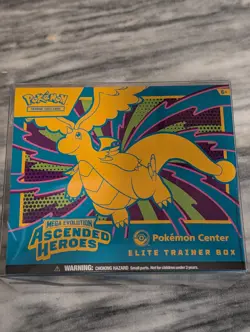 Ascended Heroes Pokemon Center Elite Trainer Box ETB NEW SEALED W/ Cover - Image 1