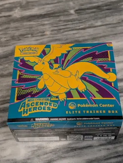 Ascended Heroes Pokemon Center Elite Trainer Box ETB NEW SEALED W/ Cover - Image 2