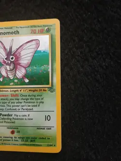 Pokemon Venomoth Jungle Holo Rare 13/64 English LP - Image 2