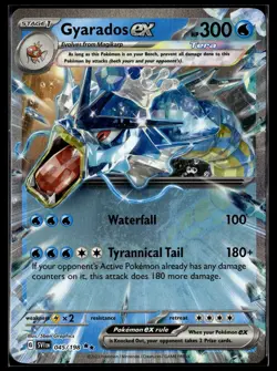 Pokemon TCG SV01: Scarlet & Violet Base Set #045/198 Gyarados ex - Image 1
