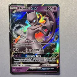 Pokemon Mewtwo GX 39/73 Shining Legends Ultra Rare Full Art Holo 190 HP - Image 1