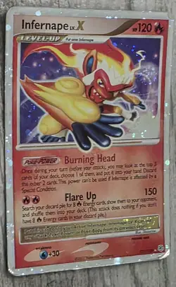 QTY: 2 | Infernape LV.X 121/130 + Diamond & Pearl Holo Bundle | VINTAGE POKEMON - Image 3