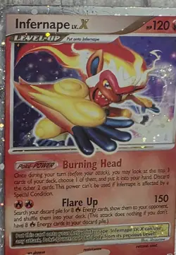 QTY: 2 | Infernape LV.X 121/130 + Diamond & Pearl Holo Bundle | VINTAGE POKEMON - Image 5