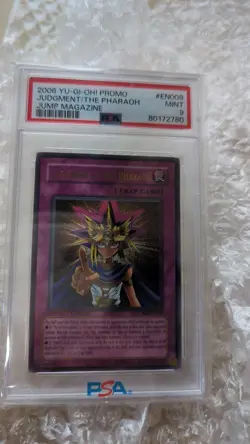 PSA 9 Judgment Of The Pharoah Ultra Rare Jump Magazine Yugioh English - Image 1